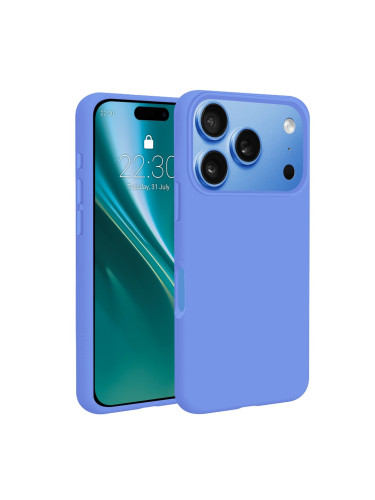 Кейс Etteri Silicone Mag case, за iPhone 17 Pro Max / 18 Pro Max, светлосин