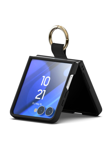 Кейс Mercury Gold Ring за Samsung Galaxy Z Flip8, черен