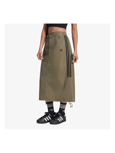 Пола adidas Parachute Skirt Olive Strata L