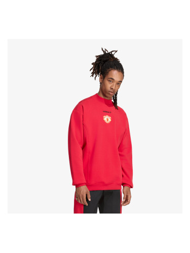 Суитшърт adidas Manchester United EQT Sweatshirt Mufc Red S