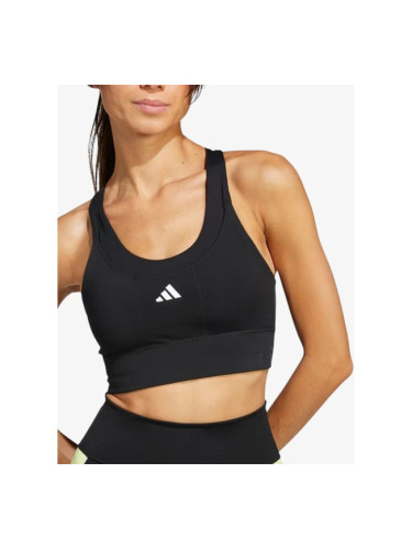ADIDAS Run Pocket Medium Support Bra Black
