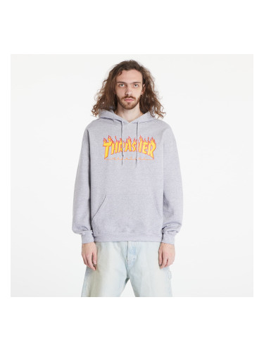 Суитшърт Thrasher Flame Logo Hoody Melange Grey L