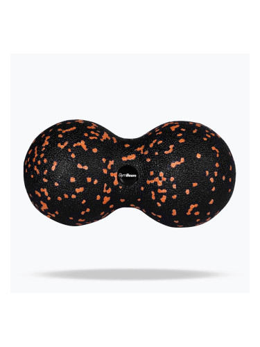 Ролка за масаж GymBeam DuoRoll black/orange