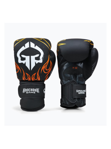 Боксови ръкавици Ground Game Flames black