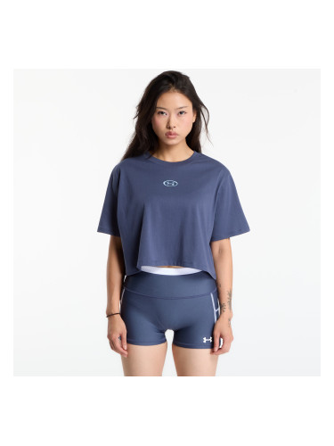 Тениска Under Armour W Center Light SS Downpour Gray XS