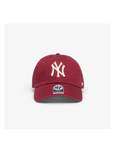 Шапка '47 Brand MLB Clean Up New York Yankees Cap Burgundy Universal