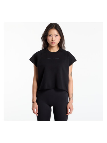 Тениска Under Armour Icon Wm Cut Off Ss Ultimate Black XS