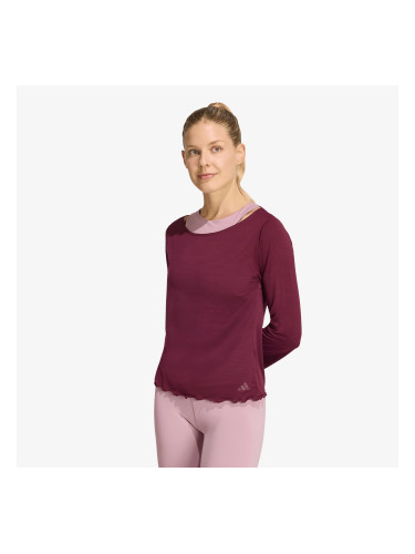 Тениска adidas Motion Long Sleeve Maroon S