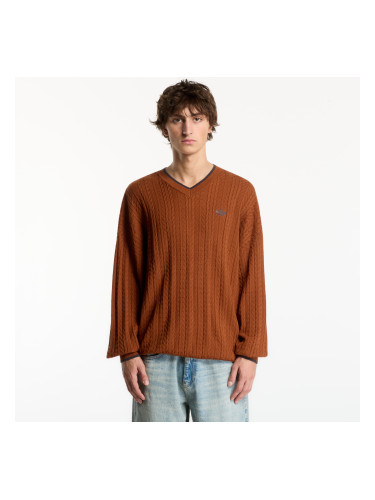 Пуловер adidas Cable Knit Crewneck Sweatshirt Dusky Bronze S