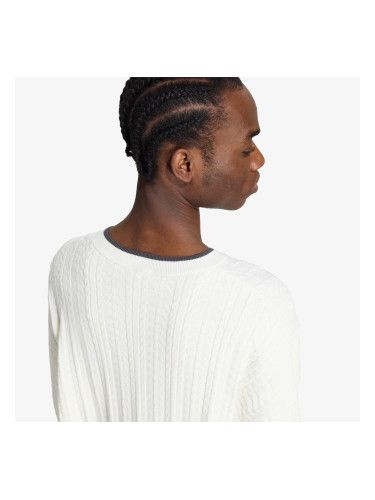 Пуловер adidas Cable Knit Crewneck Sweatshirt Cloud White S