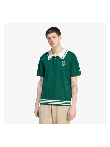 Тениска adidas Polo Sweater Ss Dark Green S