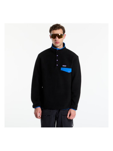 Суитшърт Patagonia M's LW Synch Snap-T P/O Black/ P6 Blue M