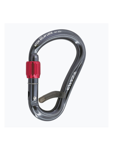 Карабинка CAMP Atom Belay Lock gun metal