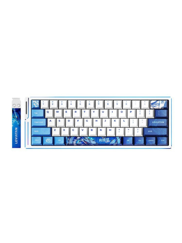  Механична клавиатура ATK - EDGE 60 HE, TTC Hall Effect, RGB, синя/бяла