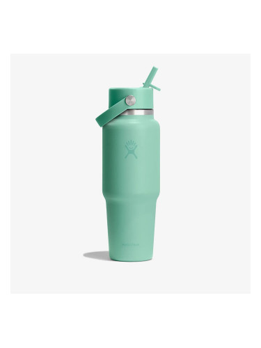 Hydro Flask 946ml Wide Flex Straw Travel Bottle Mermaid Green Universal