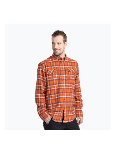 Мъжка риза Pinewood Abisko Hiking Flanell burned orange