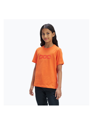 Детска тениска POC Tee zink orange