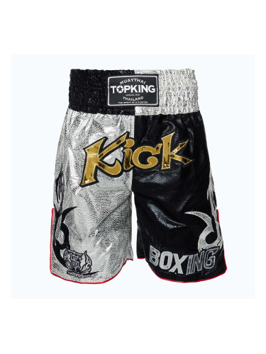 Шорти за тренировки Top King Kickboxing black/white