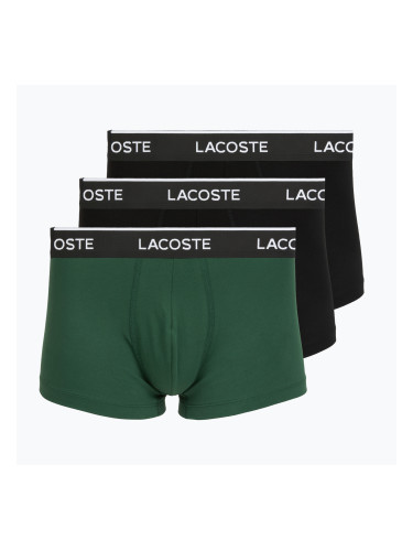 Мъжки боксерки Lacoste 5H1300 3 pack black/green