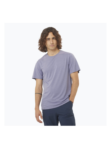 Мъжки потник Salomon Outline Tee blue granite