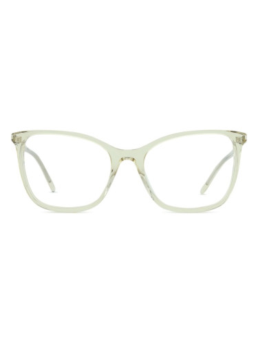 Saint Laurent SL 835 004 55 - диоптрични очила, квадратна, дамски, жълти