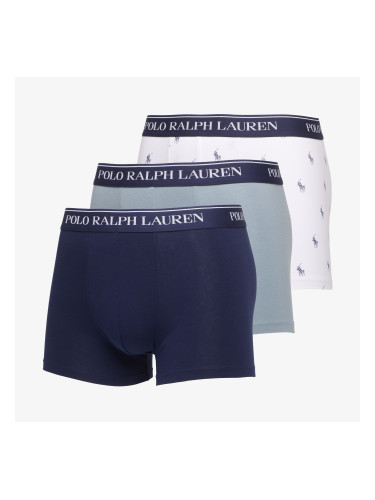 Боксерки Ralph Lauren Classic Trunk 3-Pack Blue S