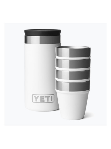 Туристически чаши YETI Shot 48 ml 4 pcs. white