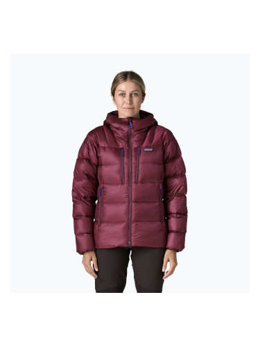 Дамско пухено яке Patagonia Durable Down Hoody berry fig