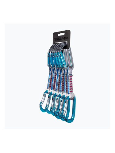 Примки за катерене CAMP Orbit Express KS 6 pack 12 cm grey/blue/fuchsia
