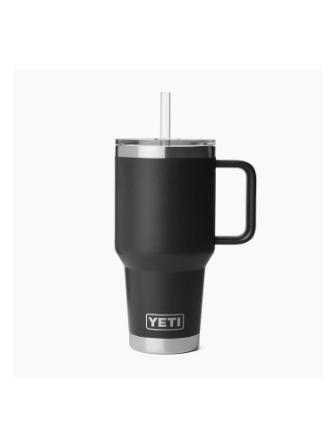 Термо чаша YETI Rambler Straw 1000 ml black