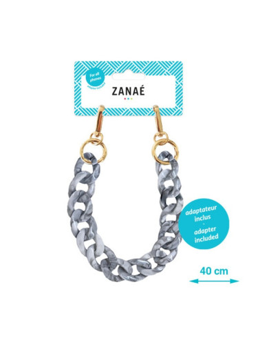 Огърлица за мобилен телефон Phone wristlaces Turtle - Сива S size