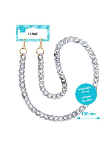 Огърлица за мобилен телефон Phone necklaces - Turtle - Сива L size size