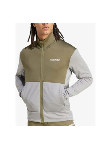 ADIDAS Terrex Multi Light Fleece Full-Zip Grey/Green