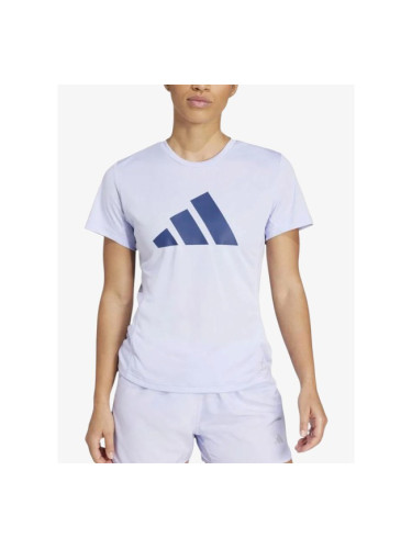 ADIDAS Run It Tee Purple/Blue