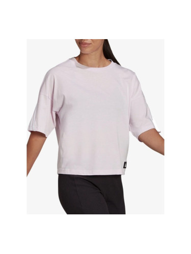 ADIDAS Sportswear Future Icons 3-Stripes Tee Light Pink