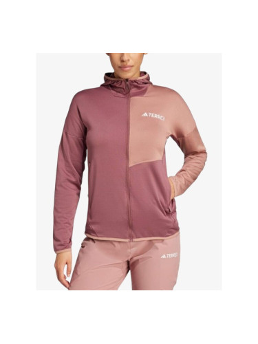 ADIDAS Terrex Xperior Climawarm Light Fleece Hooded Pink