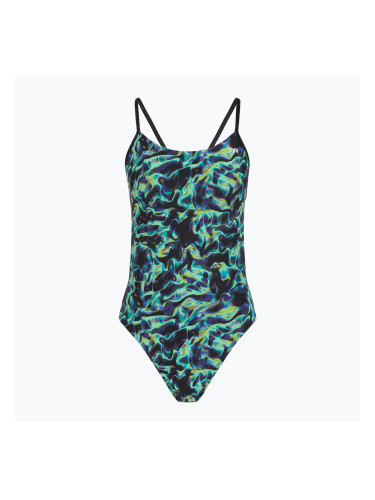 Дамска бански костюм от една част TYR Durafast Elite Energy Cutoutfit green