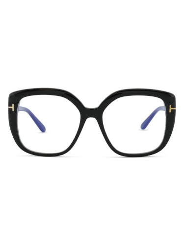 Tom Ford FT6043-B 001 53 - диоптрични очила, квадратна, дамски, черни