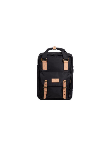 Doughnut Macaroon Reborn Series Black Brown Unisex - Раници и чанти Doughnut - Черен - D010RE-0003-F-One-size - Size: One size