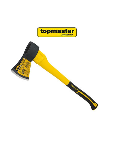 Брадва олекотена, с дръжка от фибростъкло, Topmaster, 1250 г/1500 г, 790 мм
