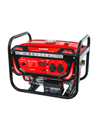 Генератор за ток бензинов RAIDER RD-GG26 - 2.8kW, електрически старт, AVR