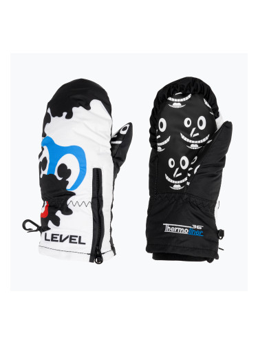 Детски скиорски ръкавици Level Lucky Mitt pk white