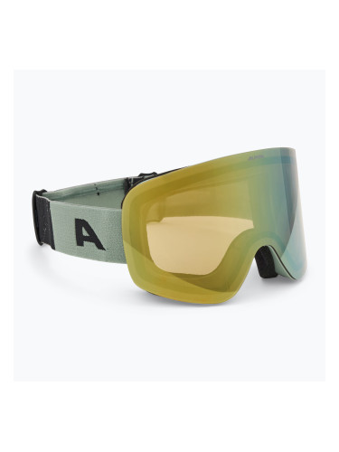 Предпазни ски очила Alpina Penken Q-Lite willow/ green matt/ gold