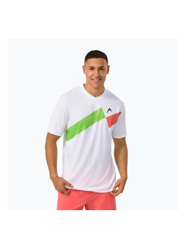 Мъжка тениска за тенис HEAD Topspin gi/print perf m