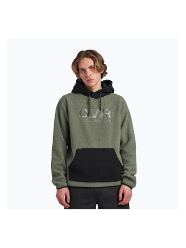 Мъжки суитшърт Colourwear Teddy Hood 2.0 dk sage