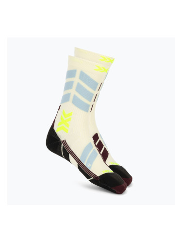 Дамски скиорски чорапи X-Socks X-Country Perform Crew light sand/cool water