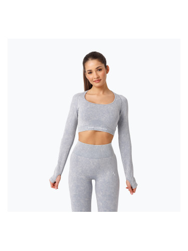 Спортна блуза с дълъг ръкав Carpatree Yasmine Seamless blue stone wash