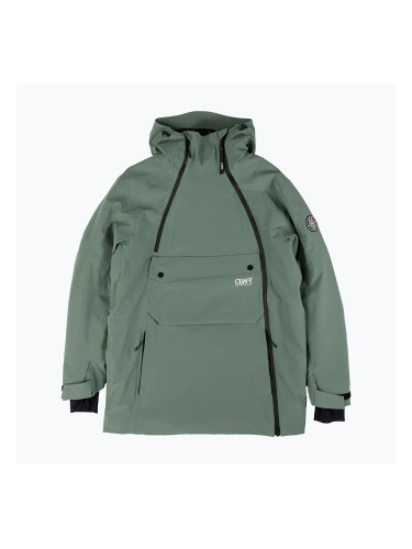 Мъжко яке за сноуборд Colourwear Foil Anorak dk sage
