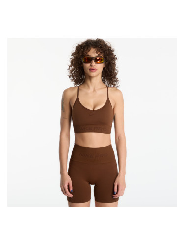 Сутиени Nike Pro Seamless Light-Support Padded Sports Bra Cacao Wow S