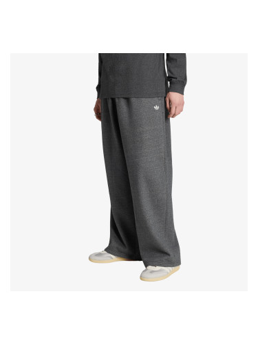 Панталони adidas Trefoil Essentials Melange Baggy Open Hem Dark Grey Heather S
